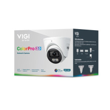 TP-LINK VIGI 4MP ColorPro 2.0 Turret Network Camera, White, 2.8mm