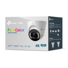 TP-LINK VIGI 8MP Full-Color Turret Network Camera, 4mm