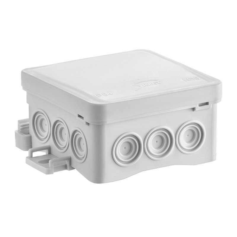 Hermetic distribution box Simet NS5 35360106 (white, 75x75x40mm, IP54)