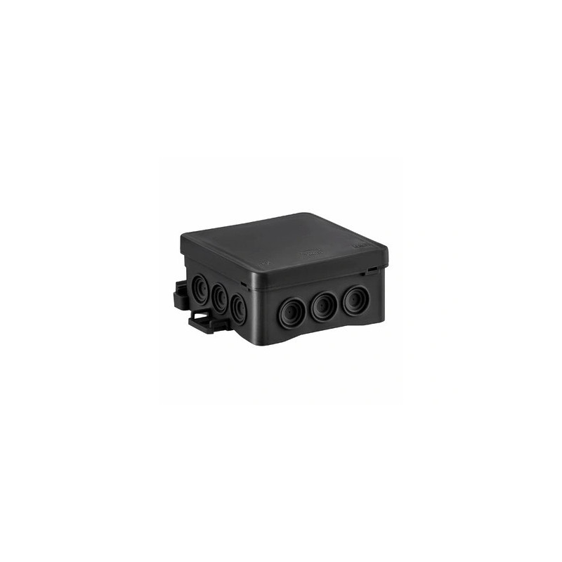 Hermetic junction box Simet NS6 35346107 (black, 85x85x40mm, IP54)