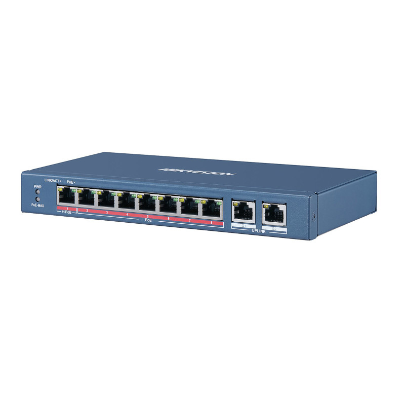 Hikvision 10-port 8 PoE switch DS-3E0310HP-E