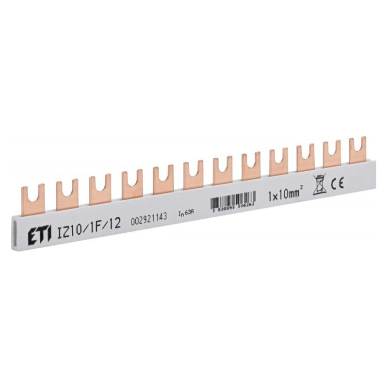Insulated connection busbar IZ ETI (1P, 12 mod.)