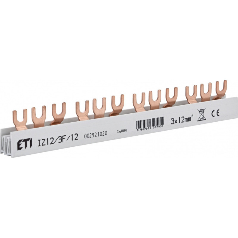 Insulated connection busbar IZ ETI (3P, 12 mod)