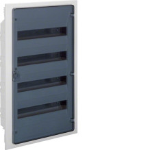 Recessed plastic panel...