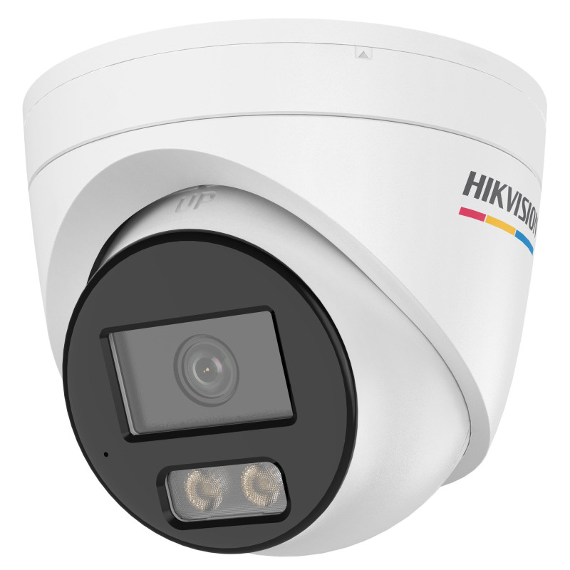 Hikvision dome DS-2CD1347G3H-LIU F2.8 (white, 4 MP, ColorVu, 30 m. IR, 30 m. LED, Hybrid light, PoE)