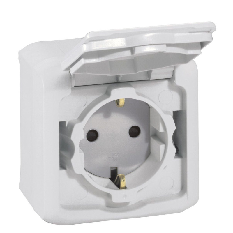 Overhead socket outlet with grounding 782393 Forix Legrand (gray)