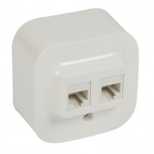 Top computer socket 2xRJ45,...