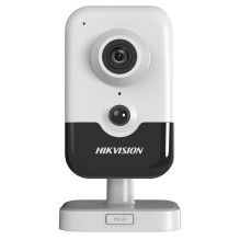 Hikvision fixed cube DS-2CD2446G2-I F2.8 (balta, 4 MP, 10 m. IR, AcuSense)