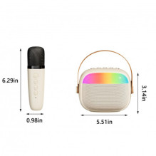 Riff K30 RGB Portable BT karaoke system with x2 Wireless mics Riff K30 RGB Portable BT karaoke system with x2 Wireless mics
