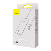 Baseus USB Hub Lite Series 4in1 USB to 4x USB 3.0 25cm Black Baseus USB Hub Lite Series 4in1 USB to 4x USB 3.0 25cm Black