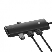 Baseus USB Hub Lite Series 4in1 USB to 4x USB 3.0 25cm Black Baseus USB Hub Lite Series 4in1 USB to 4x USB 3.0 25cm Black