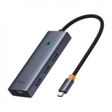 Baseus USB Hub UltraJoy 1xHDMI + 4xUSB 3.0 grey