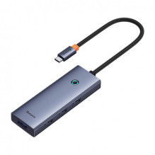 „Baseus UltraJoy“ USB šakotuvas, pilkas, 1xHDMI + 4xUSB 3.0 „Baseus UltraJoy“ USB šakotuvas, pilkas, 1xHDMI + 4xUSB 3.0