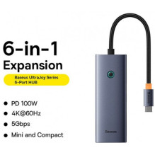 „Baseus“ USB-C x HDMI4K@60Hz + 4xUSB 3.0 + PD „Baseus“ USB-C x HDMI4K@60Hz + 4xUSB 3.0 + PD