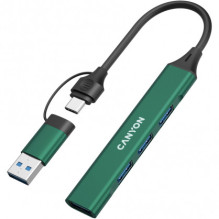 Canyon DS-02 4in1 USB-A / C Green