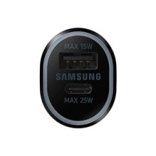 „Samsung EP-L4020NBEGEU“ 40 W dviejų jungčių automobilinis įkroviklis, juodas