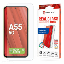 DISPLEX „Tikras stiklas + dėklas Samsung Galaxy A55 5G“ DISPLEX „Tikras stiklas + dėklas Samsung Galaxy A55 5G“