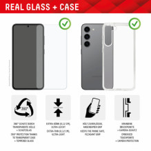 DISPLEX "Real Glass + Case Samsung Galaxy A55 5G" DISPLEX "Real Glass + Case Samsung Galaxy A55 5G"