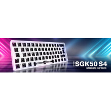 Sharkoon SGK50 S4 baltas Sharkoon SGK50 S4 baltas