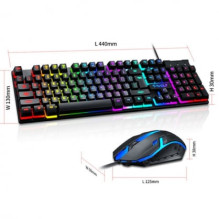 T-Wolf TF200 LED Gaming keyboard (EN) + mouse T-Wolf TF200 LED Gaming keyboard (EN) + mouse