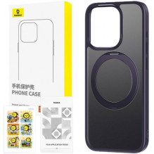 Baseus "SkyRing 360 Case + Tempered Glass iPhone 14 Pro" Violetinė