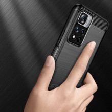 Hurtel "Carbon Case Xiaomi Poco X4 NFC 5G" Black
