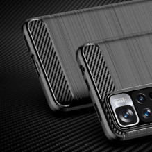 Hurtel "Carbon Case Xiaomi Poco X4 NFC 5G" Black