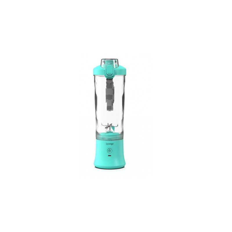Kempinė 600 ml purtyklė su USB-C įkrovimu, mėtinė