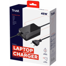 Trust Primo Universal 45W laptop charger - Black Trust Primo Universal 45W laptop charger - Black