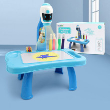 LEAN Žaislai Mini Projektorius Robotas Stalas 2in1 Priedai Mėlynas LEAN Žaislai Mini Projektorius Robotas Stalas 2in1 Priedai Mėlynas