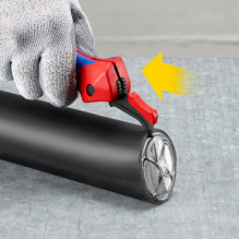 Knipex Stripping knife 16 50 145 SB, stripping / stripping tool (red / blu Knipex Stripping knife 16 50 145 SB, stripping / stripping tool (red / blu