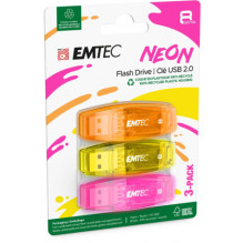 Emtec USB2.0 C410 8GB Neon...