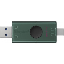 „Kingston“ 256 GB „DataTraveler Duo“ USB 3.2 žalias / juodas DTDEG2 / 256 GB „Kingston“ 256 GB „DataTraveler Duo“ USB 3.2 žalias / juodas DTDEG2 / 256 GB