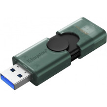 Kingston 256GB DataTraveler Duo USB 3.2 Green / Black DTDEG2 / 256GB Kingston 256GB DataTraveler Duo USB 3.2 Green / Black DTDEG2 / 256GB