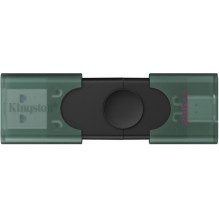 Kingston 256GB DataTraveler Duo USB 3.2 Green / Black DTDEG2 / 256GB Kingston 256GB DataTraveler Duo USB 3.2 Green / Black DTDEG2 / 256GB