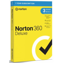 „NORTON 360 Deluxe“ antivirusinė programa, 3 vnt., 1 metai