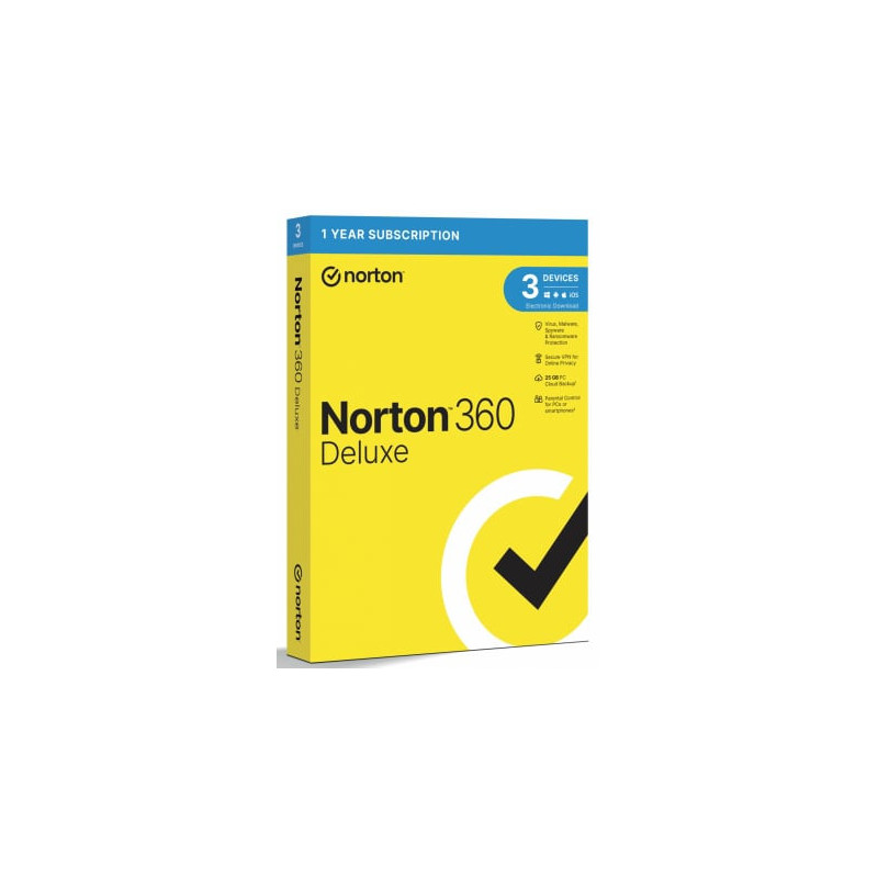 NORTON 360 Deluxe Anti-Virus 3PC 1Y