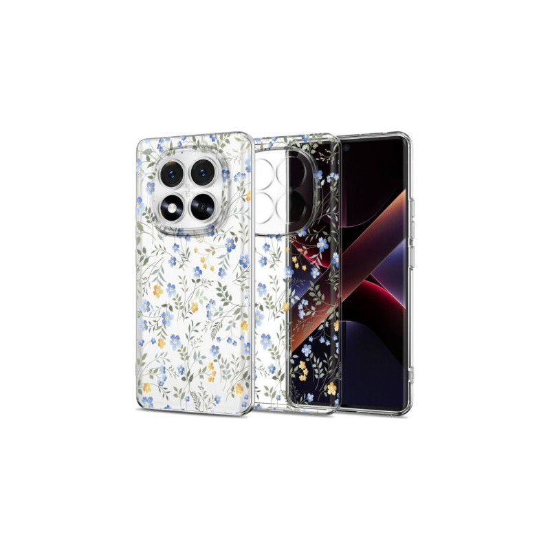 „Tech-Protect FlexAir“ dėklas „Xiaomi Redmi Note 14 Pro 5G / POCO X7 5G“ su pavasario gėlės efektu