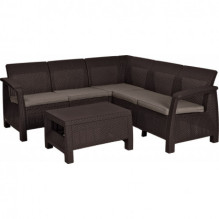 Keter Corfu Relax Set brown