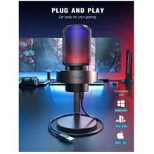 „Fifine Amplifire A8 RGB“ juodas