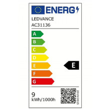 Osram Led lemputė, šilta balta, neryški 9W 827 Osram Led lemputė, šilta balta, neryški 9W 827