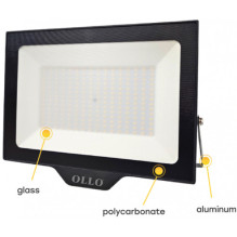 OLLO LED drėgmei atsparus lauko prožektorius 100 W, 10 000 lm, 4000 K, IP65