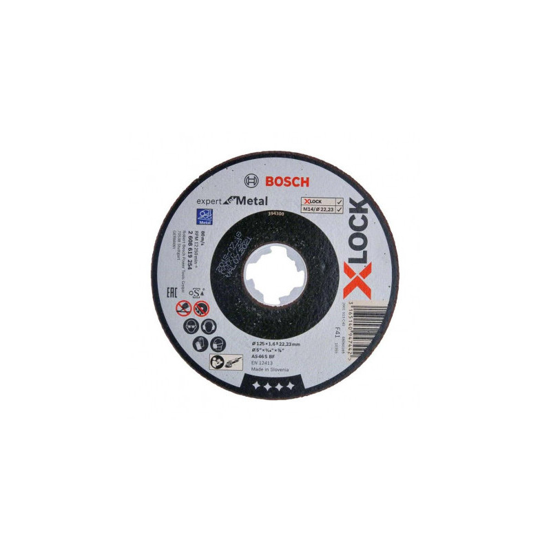 „Bosch X-LOCK“ atskyrimo įrankis 125 x 1,6 mm, EfM, ger. - 2608619254