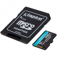 Kingston Canvas Go! Plus microSDXC 256GB + Adapter SDCG4 / 256GB Kingston Canvas Go! Plus microSDXC 256GB + Adapter SDCG4 / 256GB