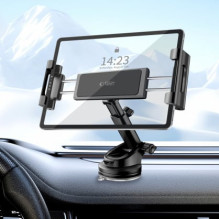 „Tech-Protect V4“ automobilio planšetinio kompiuterio laikiklis, skirtas montuoti prie kabinos, juodas „Tech-Protect V4“ automobilio planšetinio kompiuterio laikiklis, skirtas montuoti prie kabinos, juodas