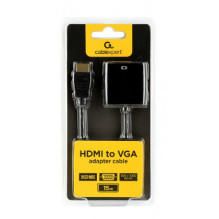 Gembird A-HDMI-VGA-04 juodas Gembird A-HDMI-VGA-04 juodas