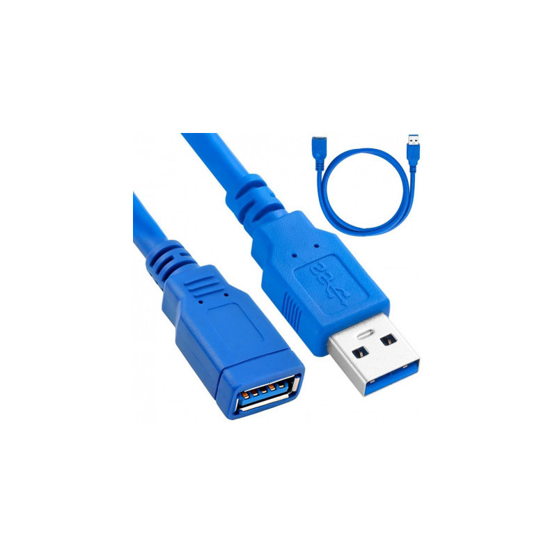 Fusion Accessories FUSCABUSB30BL USB-A 1.5m Blue