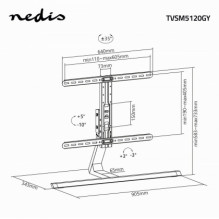 Nedis TVSM5120GY Nedis TVSM5120GY