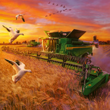 Ravensburger Ravensburger dėlionė John Deere veiksme
