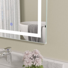 Vizualinis LED veidrodis HARMONY, 80 x 60 cm, 4000K, 18W, 2002Lm, IP44 Vizualinis LED veidrodis HARMONY, 80 x 60 cm, 4000K, 18W, 2002Lm, IP44